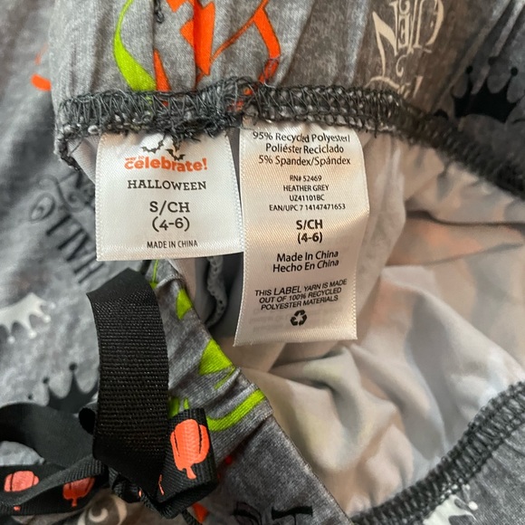 🆕 Halloween Jogger “Hallo Queen” Pajama PJ Pants - Picture 7 of 9